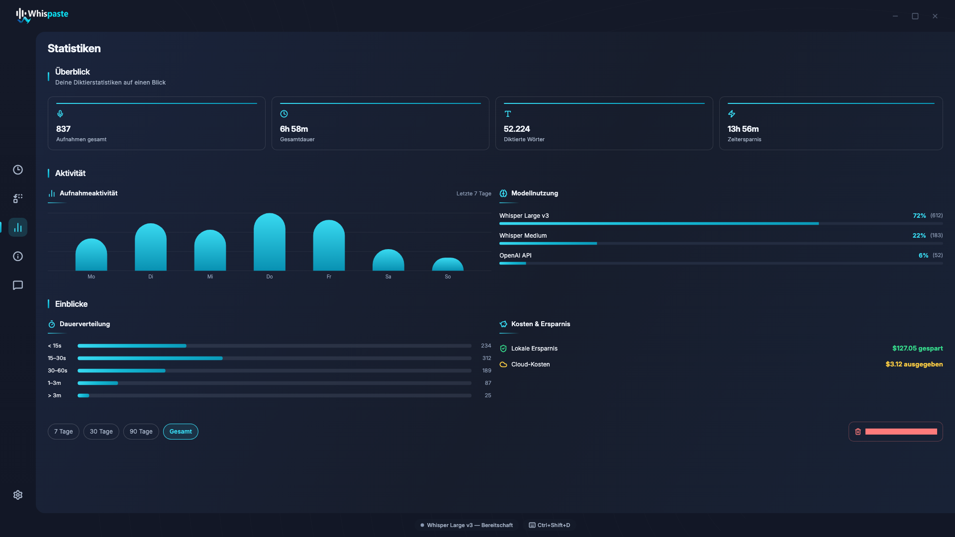 Track how you use your voice