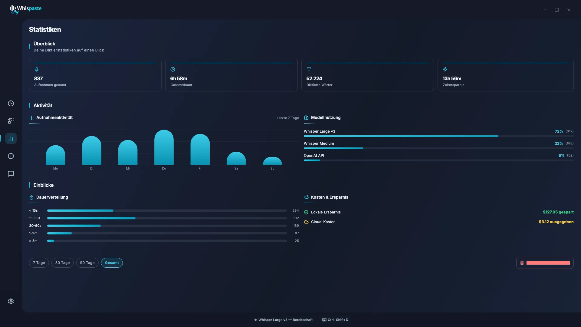 Track how you use your voice
